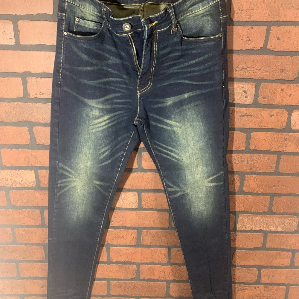Men’s Hyper Denim skinny jeans size 32 dark blue